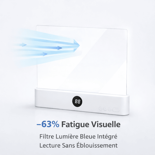 Lampe de Lecture LED Écran Protecteur — Lisez la nuit sans déranger 🌙