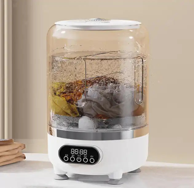 Mini Machine à Laver et Sécher Automatique 3L – Portable USB pour Vêtements et Sous-Vêtements