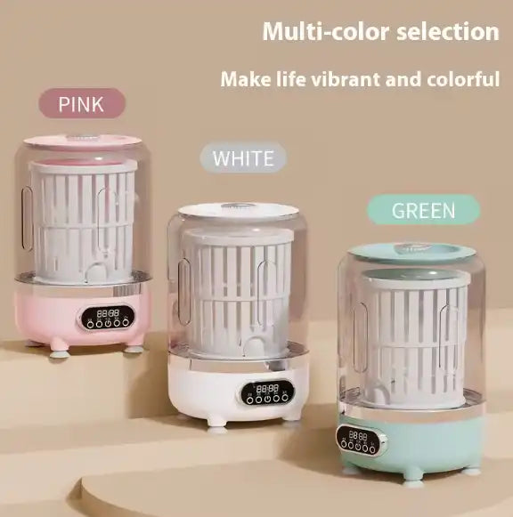 Mini Machine à Laver et Sécher Automatique 3L – Portable USB pour Vêtements et Sous-Vêtements